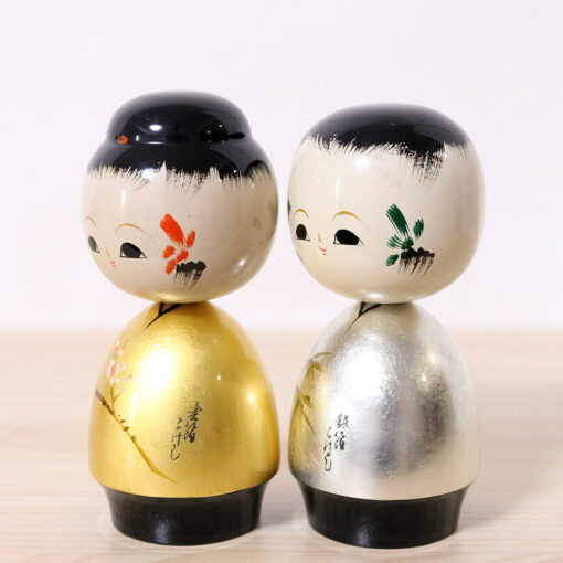 Minamiyama Creative Kokeshi Doll Set Left