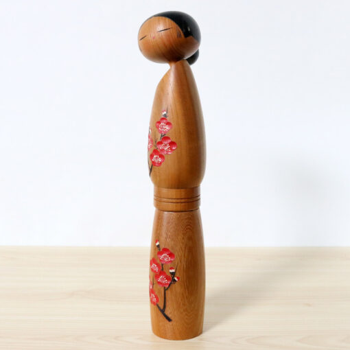 Sato Suigai Tatazumi Japanese Vintage Kokeshi Doll Left