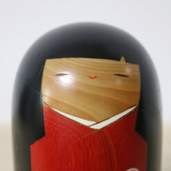 Vintage Creative Kokeshi Doll By Usaburo Plum Face