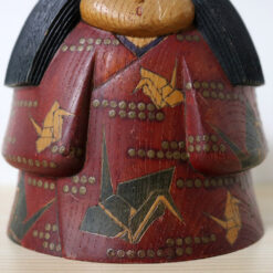 Watanabe Yuji Vintage Kokeshi Doll Warabe Kimono