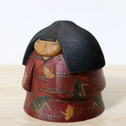 Watanabe Yuji Vintage Kokeshi Doll Warabe Left