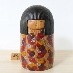 Fumio Tomidokoro Japanese Kokeshi Doll Akibiyori