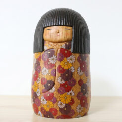 Fumio Tomidokoro Japanese Kokeshi Doll Akibiyori Front