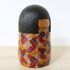 Fumio Tomidokoro Japanese Kokeshi Doll Akibiyori Right