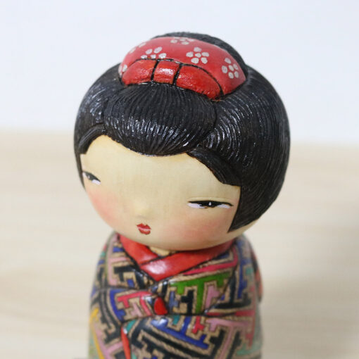 Ichiko Yahagi Creative Kokeshi Doll Osarai Face