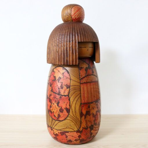 Kano Chiyomatsu Vintage Kokeshi Doll Countryside Autumn Right