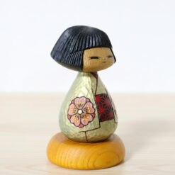 Kunihiko Watanabe Creative Kokeshi Doll Flower Right