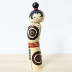 Sekiguchi Sansaku Vintage Japanese Kokeshi Doll Rain Front