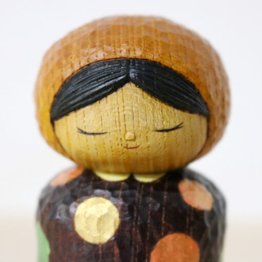 Watanabe Kunihiko Japanese Kokeshi Doll Dream Face