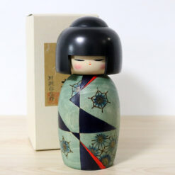 Yushi Kawase Vintage Kokeshi Doll Asanoha