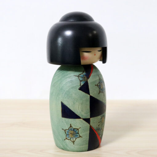 Yushi Kawase Vintage Kokeshi Doll Asanoha Right