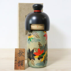 Yushi Kawase Vintage Kokeshi Doll Autumn Harmony