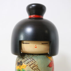 Yushi Kawase Vintage Kokeshi Doll Autumn Harmony Face