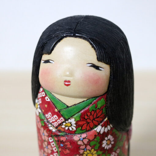 Ichiko Yahagi Creative Kokeshi Doll Mio Face