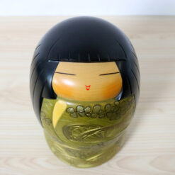 Yoshida Takashi Vintage Kokeshi Doll Tamayura Hair