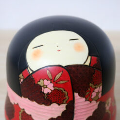 Fumio Tomidokoro Creative Kokeshi Hana Akari Face