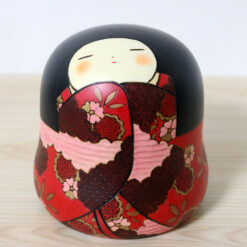 Fumio Tomidokoro Creative Kokeshi Hana Akari Front