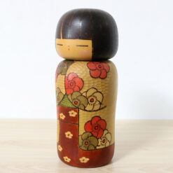 Fumio Tomidokoro Vintage Kokeshi Japanese Doll Left