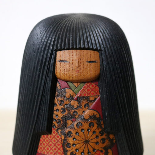 Watanabe Yuji Vintage Kokeshi Doll Reika Face