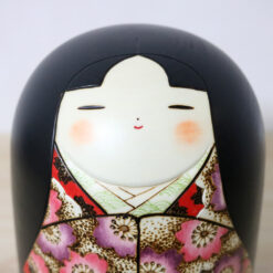 Fumio Tomidokoro Kokeshi Doll Oshun Face