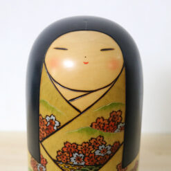 Fumio Tomidokoro Vintage Creative Kokeshi Doll Face