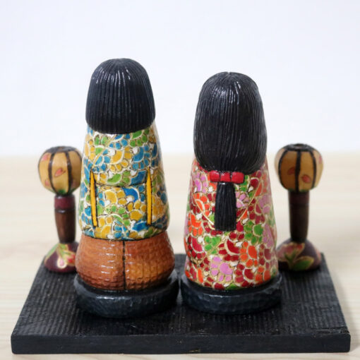 Ichiko Yahagi Creative Kokeshi Doll Set Fukuju Back