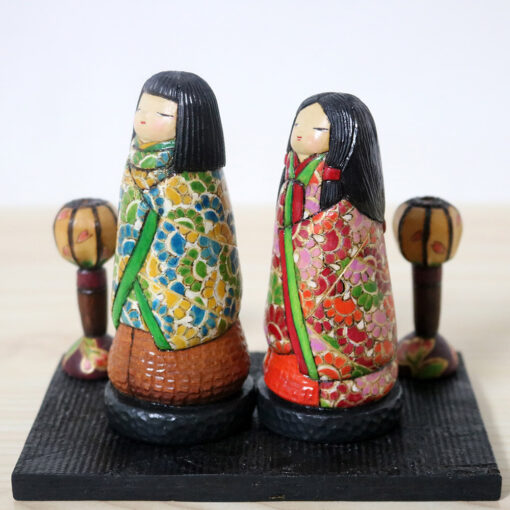 Ichiko Yahagi Creative Kokeshi Doll Set Fukuju Left