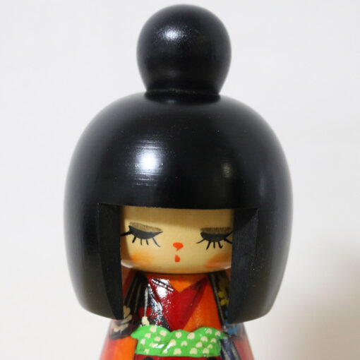 Miyama Keiji Creative Kokeshi Doll Hanazukushi Face