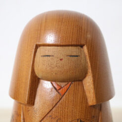 Aoki Ryoka Vintage Kokeshi Doll Isoshigi Face
