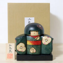 Sekiguchi Sansaku Vintage Kokeshi Doll Sazanka