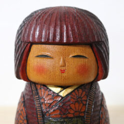 Sekiguchi Toshio Vintage Kokeshi Doll Child Face