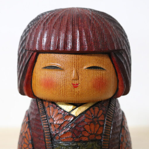Sekiguchi Toshio Vintage Kokeshi Doll Child Face
