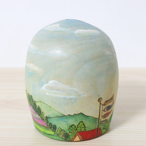 Shirahama Kumiko Kokeshi Doll Fine May Weather Back