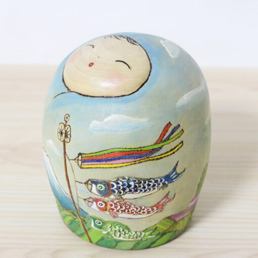 Shirahama Kumiko Kokeshi Doll Fine May Weather Left