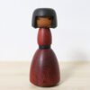 Yamanaka Sanpei Vintage Red Kokeshi Doll 25cm
