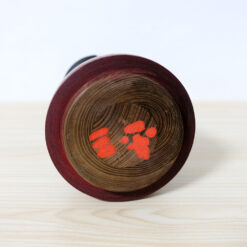 Yamanaka Sanpei Vintage Red Kokeshi Doll 25cm Signature