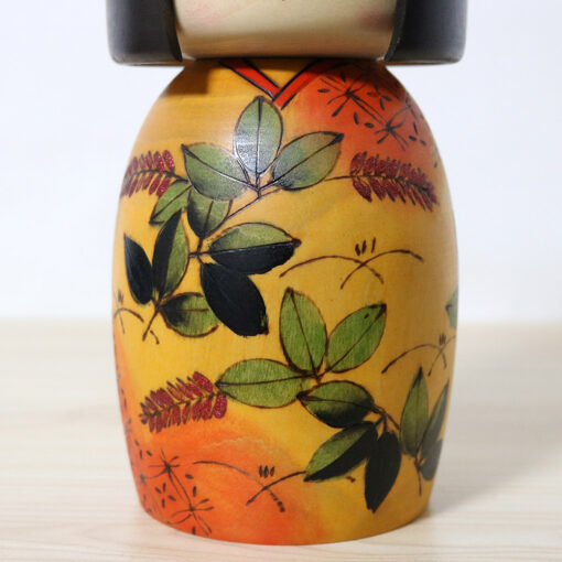 Yushi Kawase Vintage Kokeshi Doll Kusamakura Kimono