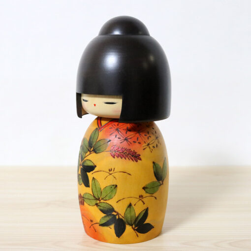 Yushi Kawase Vintage Kokeshi Doll Kusamakura Left
