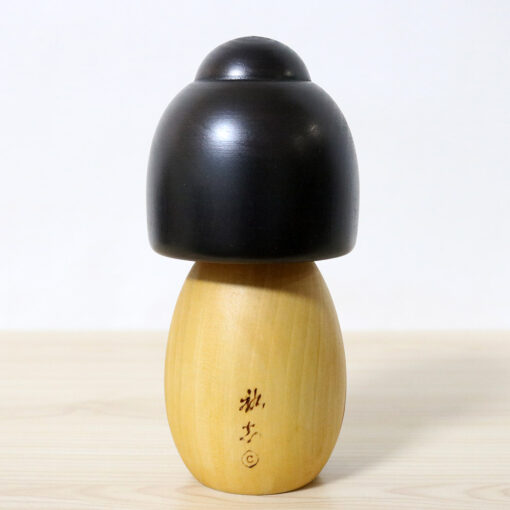 Yushi Kawase Vintage Kokeshi Doll Plump Sparrow Back