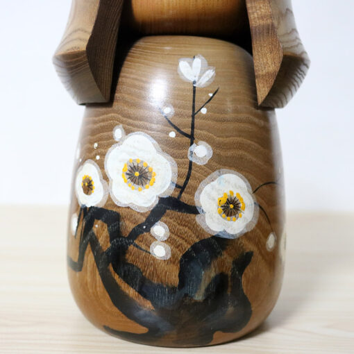 Daisuke Takeda Vintage Kokeshi Doll Set White Plum