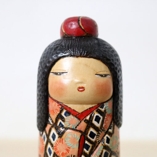 Ichiko Yahagi Creative Kokeshi Doll Saya Face