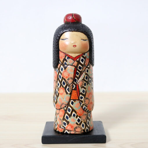 Ichiko Yahagi Creative Kokeshi Doll Saya Front