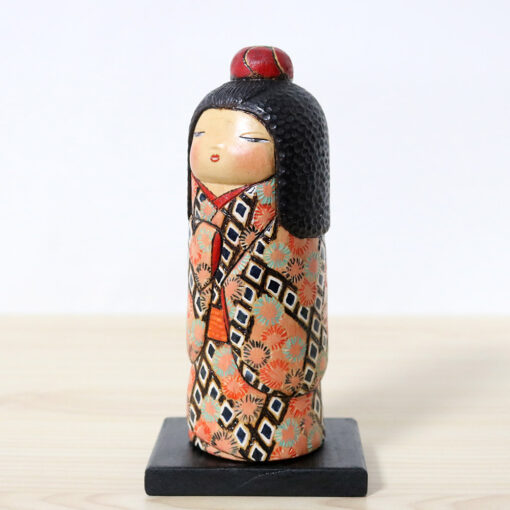 Ichiko Yahagi Creative Kokeshi Doll Saya Left