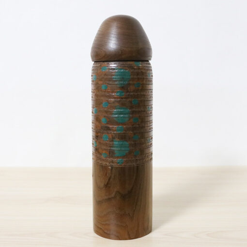 Miyajima Muhitsu Vintage Kokeshi Doll Sui Back