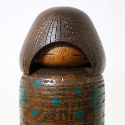 Miyajima Muhitsu Vintage Kokeshi Doll Sui Face