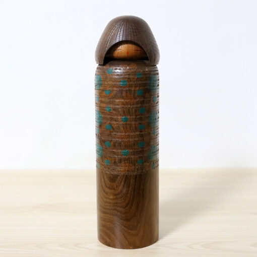 Miyajima Muhitsu Vintage Kokeshi Doll Sui Front