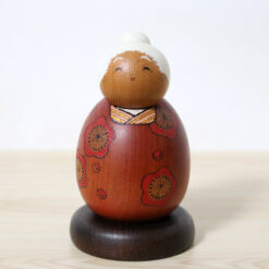 Sekiguchi Sansaku Vintage Grandma Kokeshi Doll