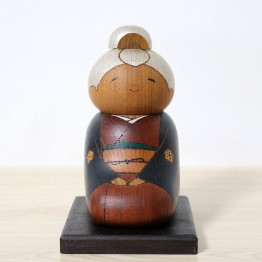 Sekiguchi Sansaku Vintage Kokeshi Doll Grandma