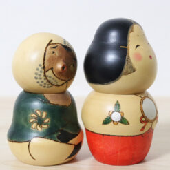 Sekiguchi Sansaku Vintage Kokeshi Doll Okame Hyotoko Right