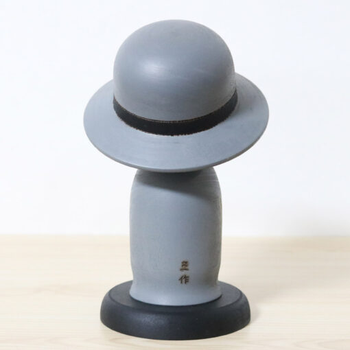 Sekiguchi Sansaku Vintage Kokeshi Doll Papa No Boshi Back